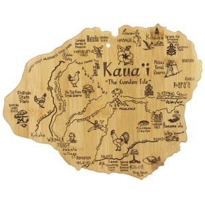 Personalized Cutting Board Kauai Destinations Cutting Board Anniversary Gift image 2