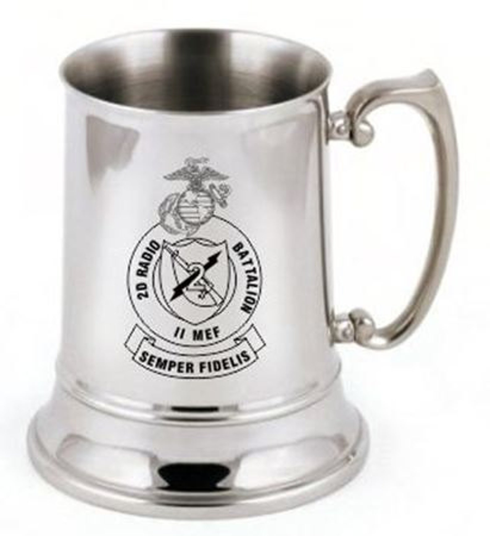 steel beer stein