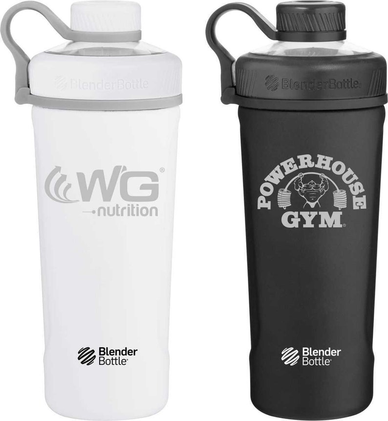 Custom Blender Bottle Personalized Stainless Insulated Radian Etsy