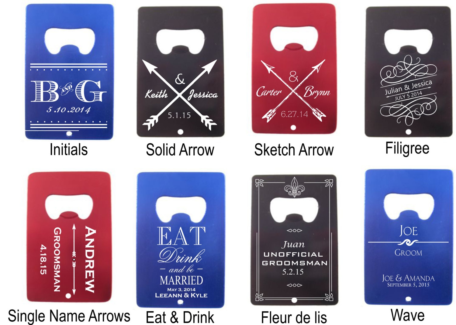 16 of Personalized Credit Card Bottle Opener Engraved Bottle Etsy