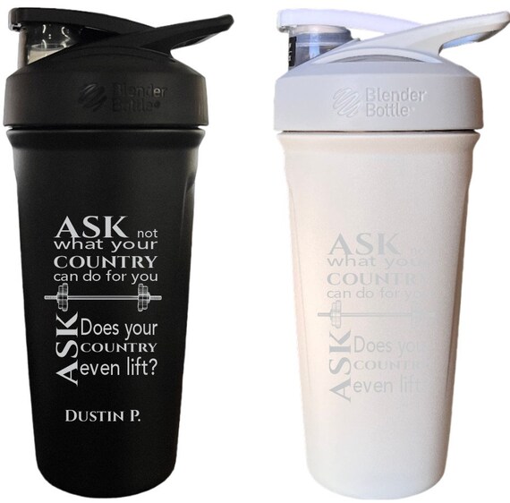 Custom Blender Bottle, Personalized Stainless Insulated Strada