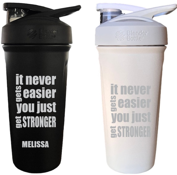 Personalized Stainless Insulated Strada Protein Shaker 24oz, Blender  Bottle, Smoothie Bottle, Fitness Gift Idea, Water Bottle 