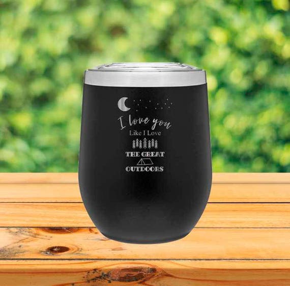 Customized Insulated Wine Tumbler - Wine Tumbler Engraved for Women - Love,  Georgie