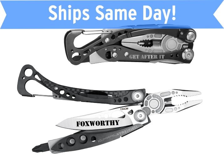 Engraved Leatherman Skeletool CX Groomsmen Multi Tool Gift