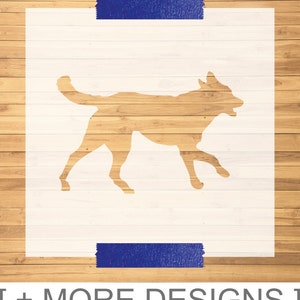 Laser-Cut Dog Stencil | Custom Animal Stencil | Dog Lover Stencil | Painting Stencil