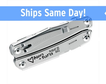 Cadeau pour garçon d'honneur Leatherman Sidekick - Multitool personnalisé pour garçon d'honneur - Multitool Leatherman personnalisé - Meilleur cadeau homme papa copain