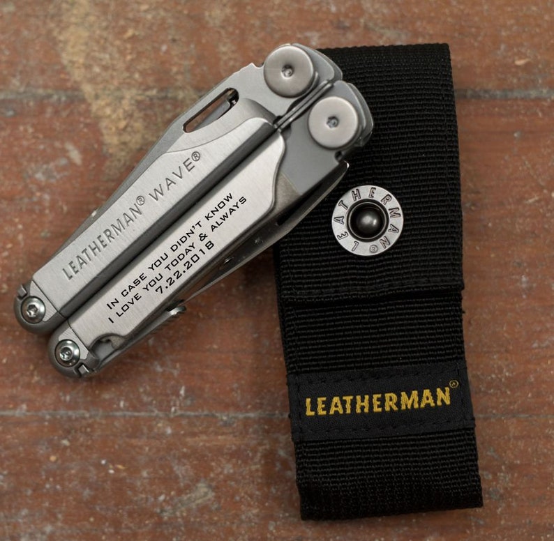 Engraved Leatherman Wave Multi Tool Groomsmen Gift Engraved Etsy