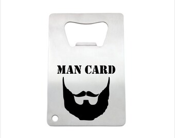 11 Apribottiglie per carta di credito con carta da uomo in acciaio inossidabile personalizzato - regalo per sposo con apribottiglie inciso, bomboniera personalizzata per addio al celibato - Italia