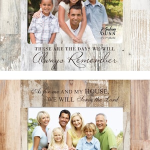 Personalized Family Design Photo Frame - Engraved Family Picture Frame - Family Portrait - Family Photo Frame - Family Memories