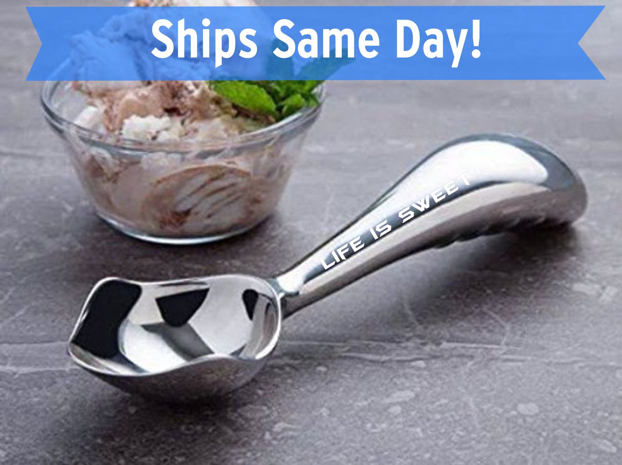 Ice Cream Scoop, In Ice Cream Spoon, Metal Cookie Scoop, Durable Ice