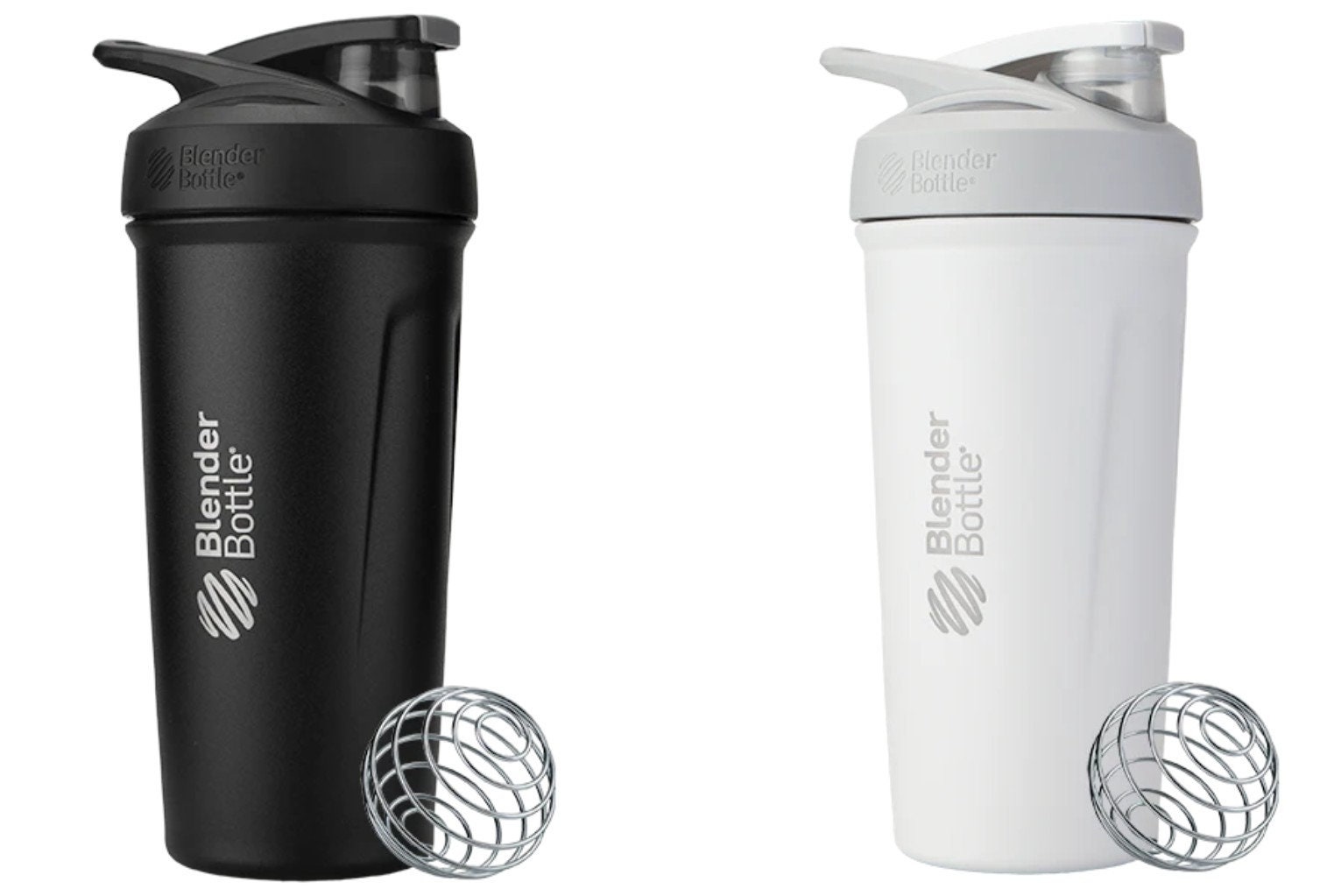 Strada Insulated Shaker Bottle with Stainless Steel Twist and Wire