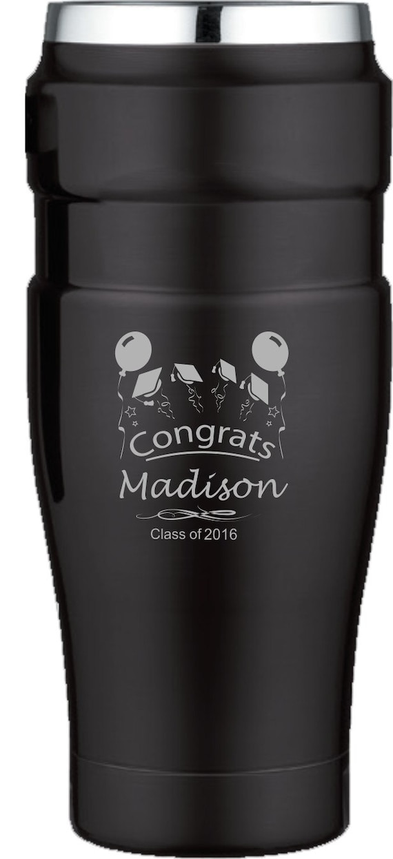 Engraved Graduation Design Thermos Stainless King 16oz Travel Tumbler  Personalized Graduation Stainless Steel Thermos Brand Coffee Mug 