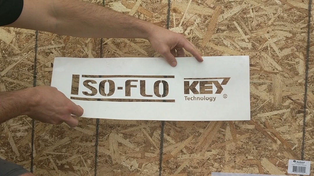 Custom Adhesive Stencil Reusable Adhesive Backed .005 5mil Thick