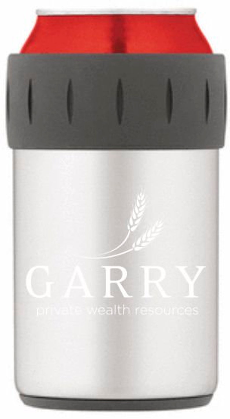 Laser Engraved Thermos Stainless Steel Insulated Can Holder Etsy