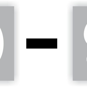 Custom 0 to 9 Mylar Stencil Set, Durable Stencil Set, Number Stencils