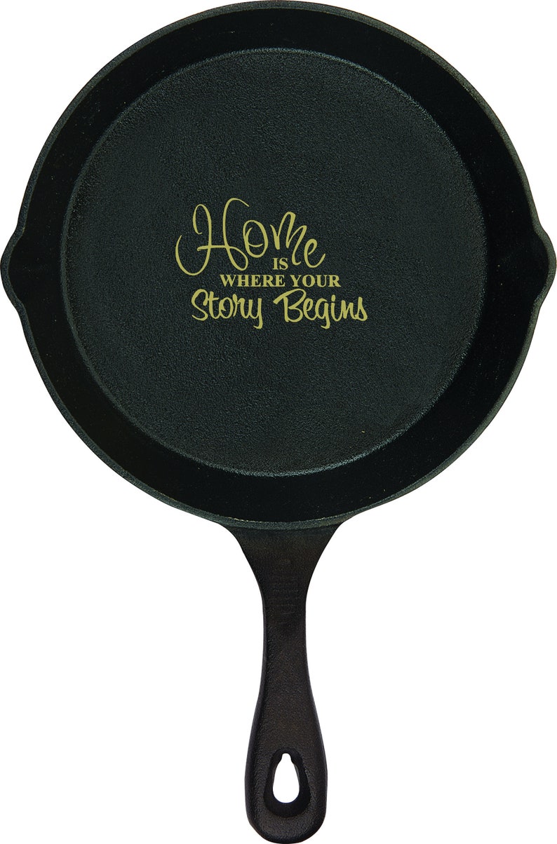 Engraved 8 Cast Iron Skillet Personalized Craftkitchen | Etsy
