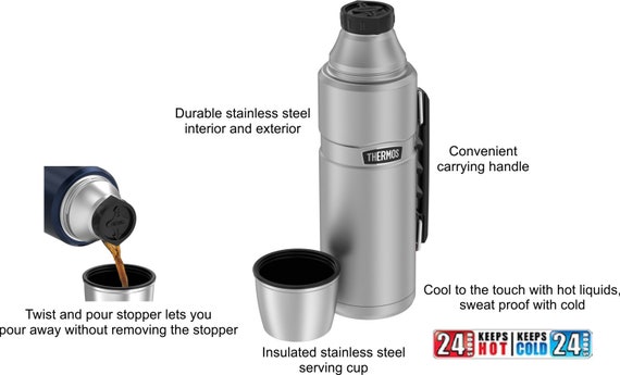 Thermos Stainless King Beverage Bottle 2.0 L