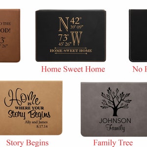 Personalized Housewarming Rabbit Opener Tool Set - Engraved Leatherette Five Piece Wine Tool Gift - Personalized Wedding or Anniversary Gift
