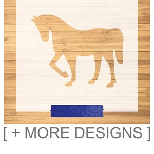 Aangepaste stencil, paardenstencil, ambachten, commercieel gebruik, schilderen, airbrush, spuitverf, stencil, paardenontwerpen