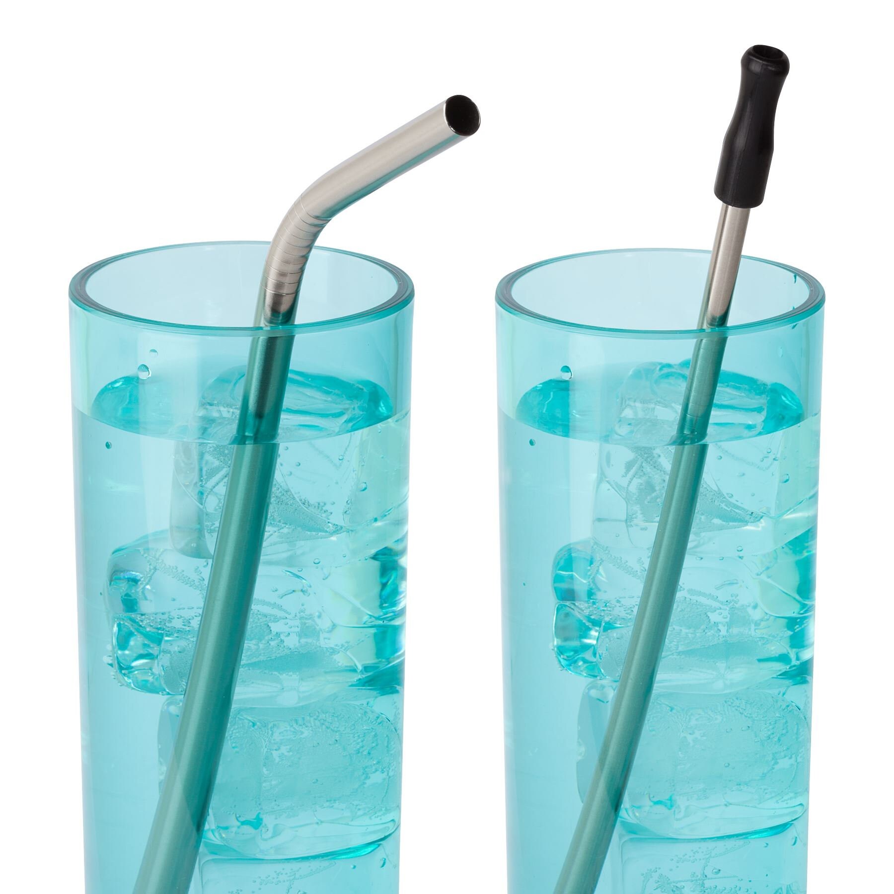Engraved 5 Pc Stainless Steel Straw Set, 2 Customized Straws, Cleaning ...