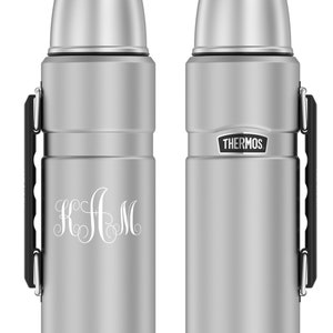 Engraved Thermos Stainless King 40oz Beverage Bottle Personalized Stainless Steel Thermos Brand Mug Personalized Coffee Travel Mug image 5