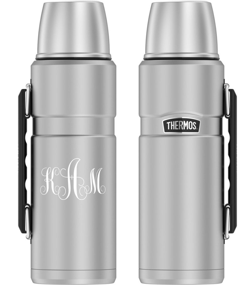 Engraved Thermos Stainless King 40oz Beverage Bottle Personalized Stainless Steel Thermos Brand Mug Personalized Coffee Travel Mug image 5