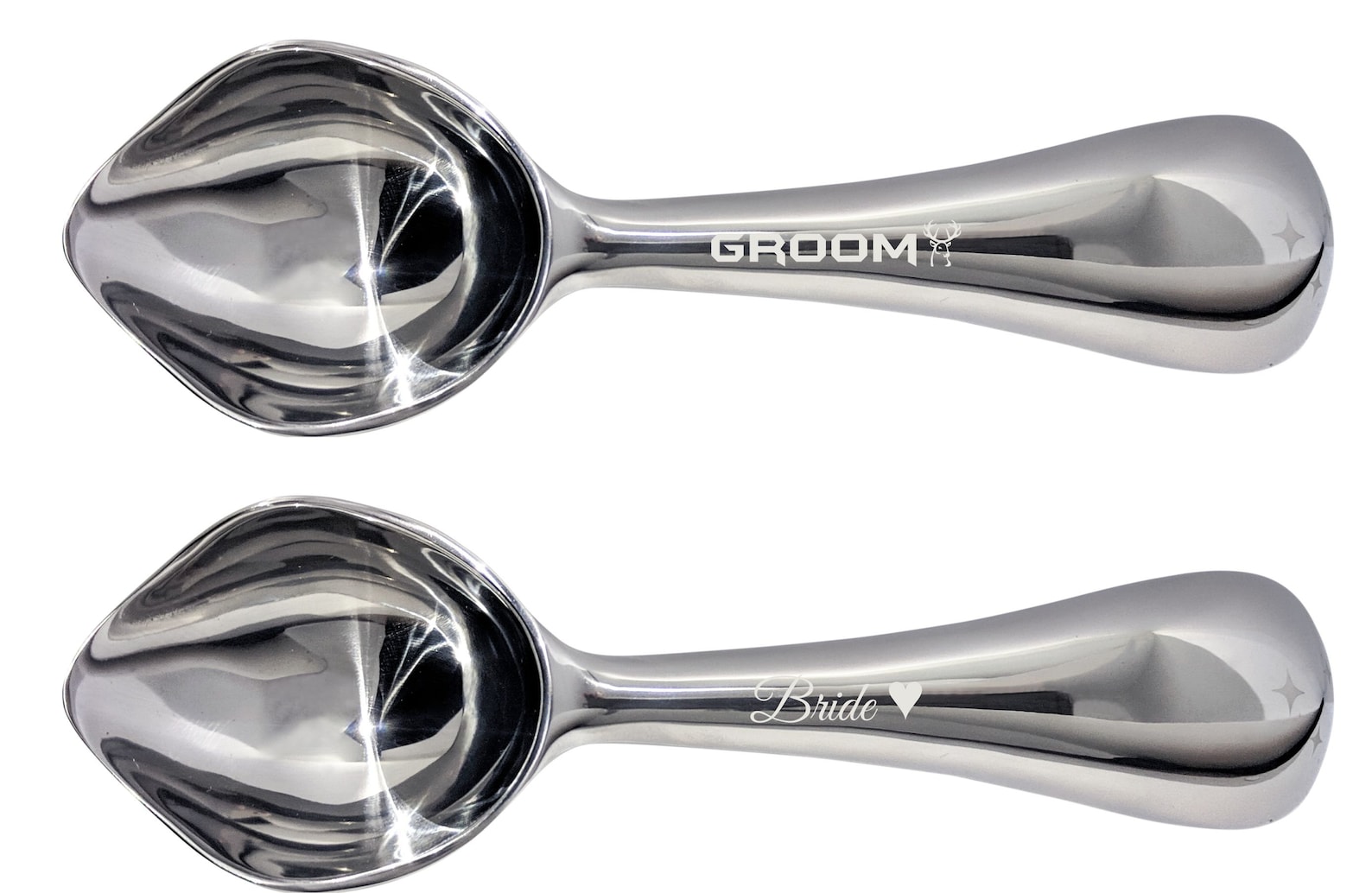 Personalized Ice Cream Scoop, Ergonomic Stainless Steel, Custom Gift