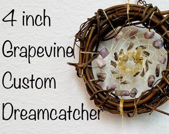 Custom 3-4 inch  Dreamcatcher, "Design Your Own" Dreamcatcher, Custom made Dreamcatcher