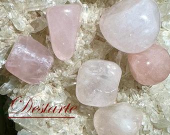 Rose Quartz Tumbled Stones, Love Stones, Heart Chakra Stones, Pink Tumbled Stones