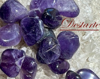 Amethyst Tumbled Stones: Purple Craft Crystals, Healer's Stone