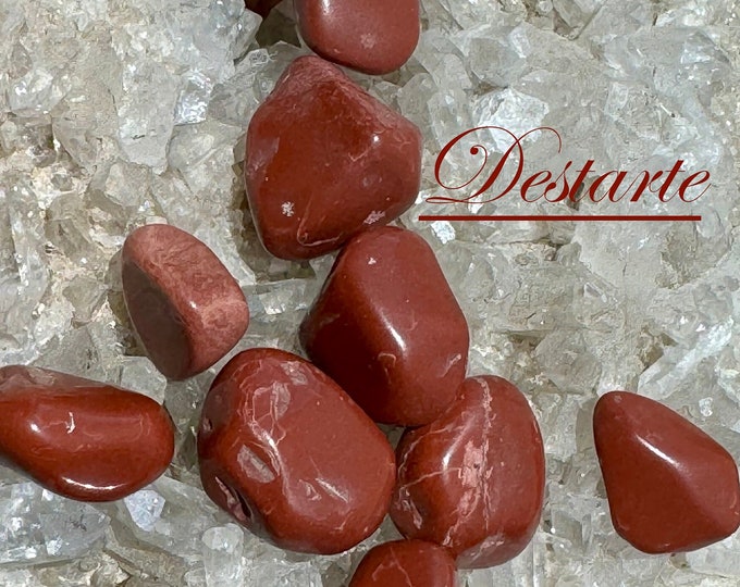 Red Jasper Tumbled Stones, The Supreme Nurturer, Brick Red Jasper