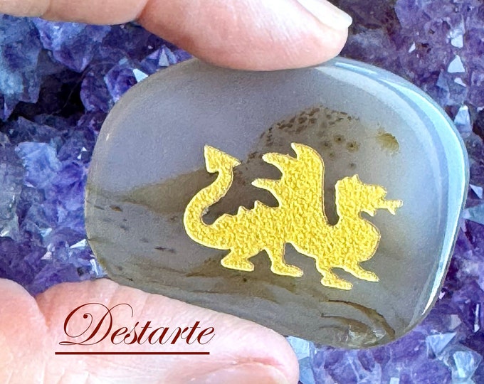 Dragon Totem Stone, Worry Stones, Comfort Stones, Energy Stones, Pocket Stones, Prayer Stone, Dragon Power Animal Totem