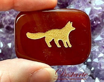 Fox Totem Stones, Worry Stones, Comfort Stones, Power Animal, Energy Stones, Pocket Stones, More Stone Choices