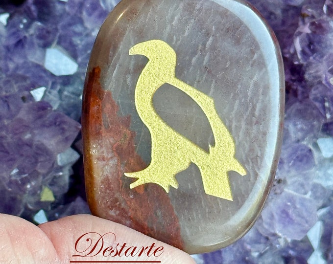 Hawk Totem Stones, Worry Stones, Comfort Stones, Power Animal, Energy Stones, Pocket Stones, Hawk Power Animal Totem, Pocket Altar