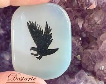 Eagle Totem Stones-Eagle Worry Stones-Eagle Comfort Stones-Eagle Power Animal Totem Stones Energy Stones-Eagle Pocket Stones-Pocket Altar