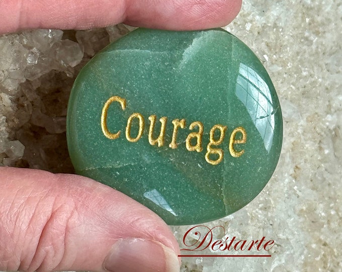 COURAGE Inspiration Stones, Premium Worry Stones, COURAGE Comfort Stones, COURAGE Fidget Stones, Courage Anti-Anxiety Stones