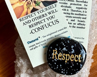 Respect Inspiration Stones, Premium Worry Stones, Respect Comfort Stones, Respect Energy Stones, Respect Mementos