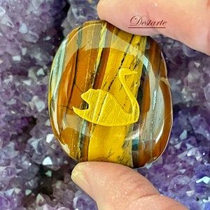 Swan Totem Stones, Swan Premium Worry Stones, Swan Comfort Stones, Swan Power Animal, Swan Pocket Stones, Swan Power Animal Totem