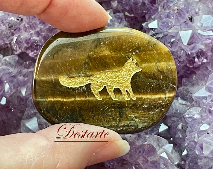 Fox Totem Stones, Worry Stones, Comfort Stones, Power Animal, Energy Stones, Pocket Stones, Fox Power Animal Totem, Pocket Altar