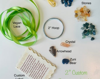 Custom DIY 2 inch Dreamcatcher Kit Make your own dream catcher Do it yourself dreamcatcher choose your own kit options
