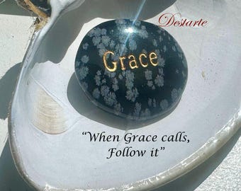 GRACE Inspiration Stones, GRACE Prem. Worry Stones, GRACE Comfort Stones, Grace Fidget Stones, Grace Anti-Anxiety Stones, Grace Lucky Stone