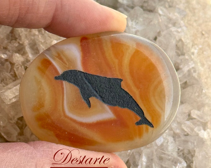 Dolphin Totem Stones, Worry Stones, Comfort Stones, Power Animal, Energy Stones, Pocket Stones , Dolphin Power Animal Totem, Pocket Altar
