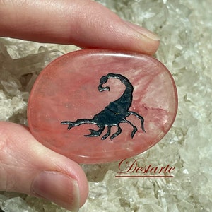 Scorpion Totem Stones, Worry Stones, Comfort Stones, Power Animal, Energy Stones, Pocket Stones, Scorpion Power Animal Totem, Pocket Altar