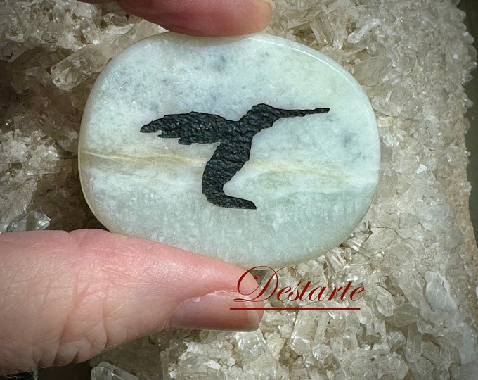 Hummingbird Totem Stones, Worry Stones, Comfort Stones, Power Animal, Energy Stones, Pocket Stones