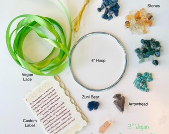 Custom DIY 4 inch Dreamcatcher Kit - Make your own dream catcher - Do it yourself dreamcatcher - Choose your own kit options