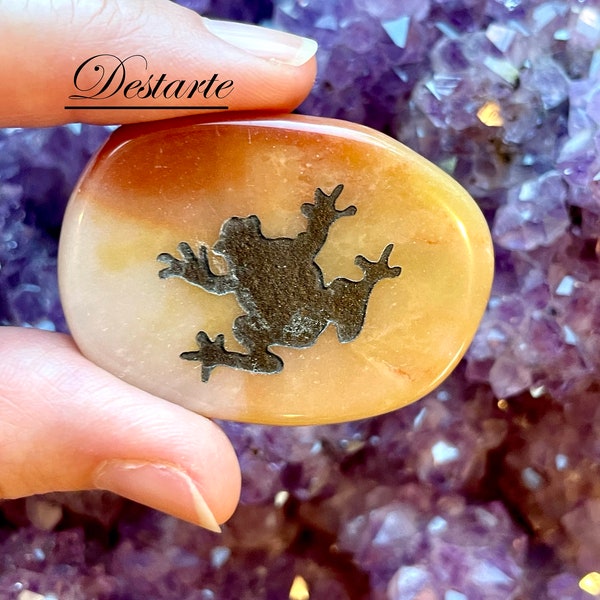 Frog Totem Stones, Worry Stones, Comfort Stones, Power Animal, Energy Stones, Pocket Stones