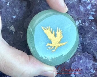 Premium Eagle Totem Stones, Worry Stones, Comfort Stones, Power Animal, Energy Stones, Pocket Stones, Eagle Power Animal Totem Stone