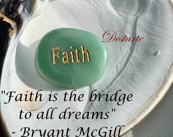 FAITH Inspiration Stones, FAITH Worry Stones, FAITH Comfort Stones, Faith Fidget Stones, Faith Anti-Anxiety Stones, Faith Healing Stones