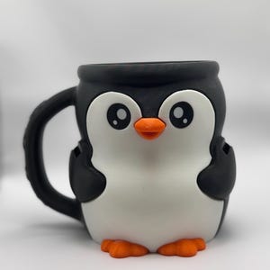 Pebbles the Penguin Pint Pal Ice Cream Holder