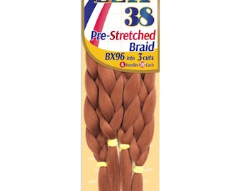 38'' pre stretched braiding hair